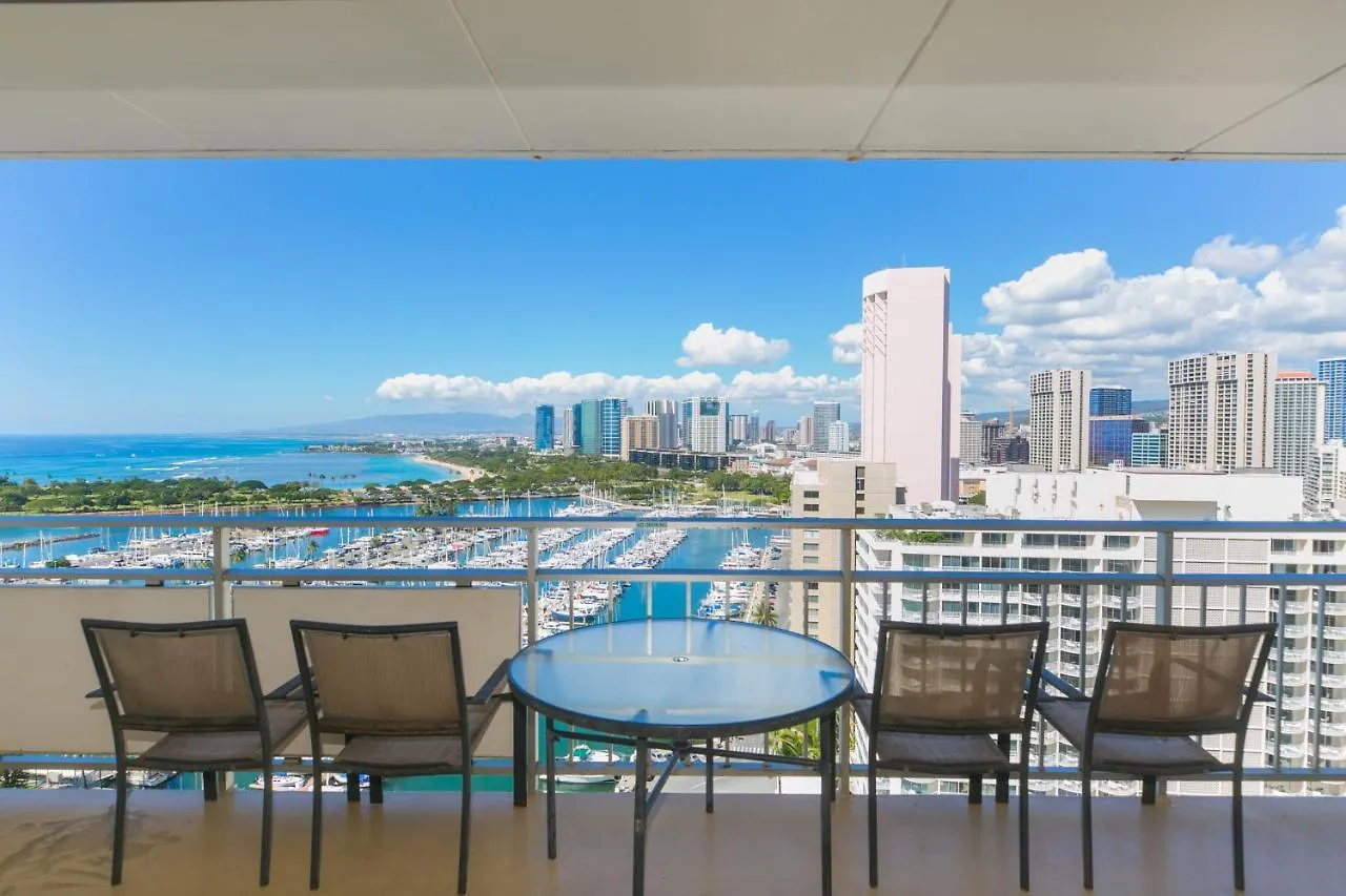 Appartamento Ilikai Tower 2141 Yacht Harbor View 1Br Honolulu
