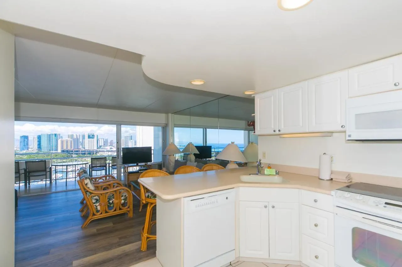 Appartamento Ilikai Tower 2141 Yacht Harbor View 1Br Honolulu 0*,