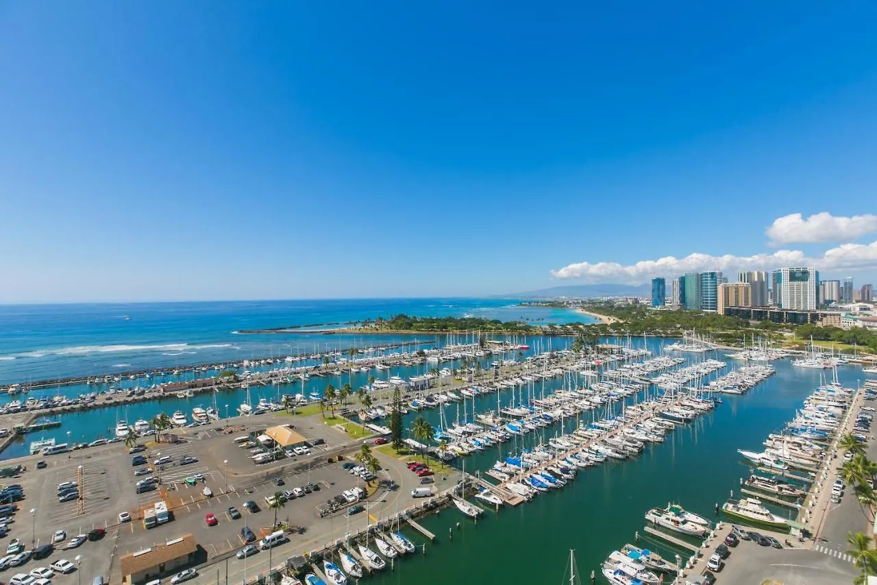 Ilikai Tower 2141 Yacht Harbor View 1Br Lejlighed Honolulu