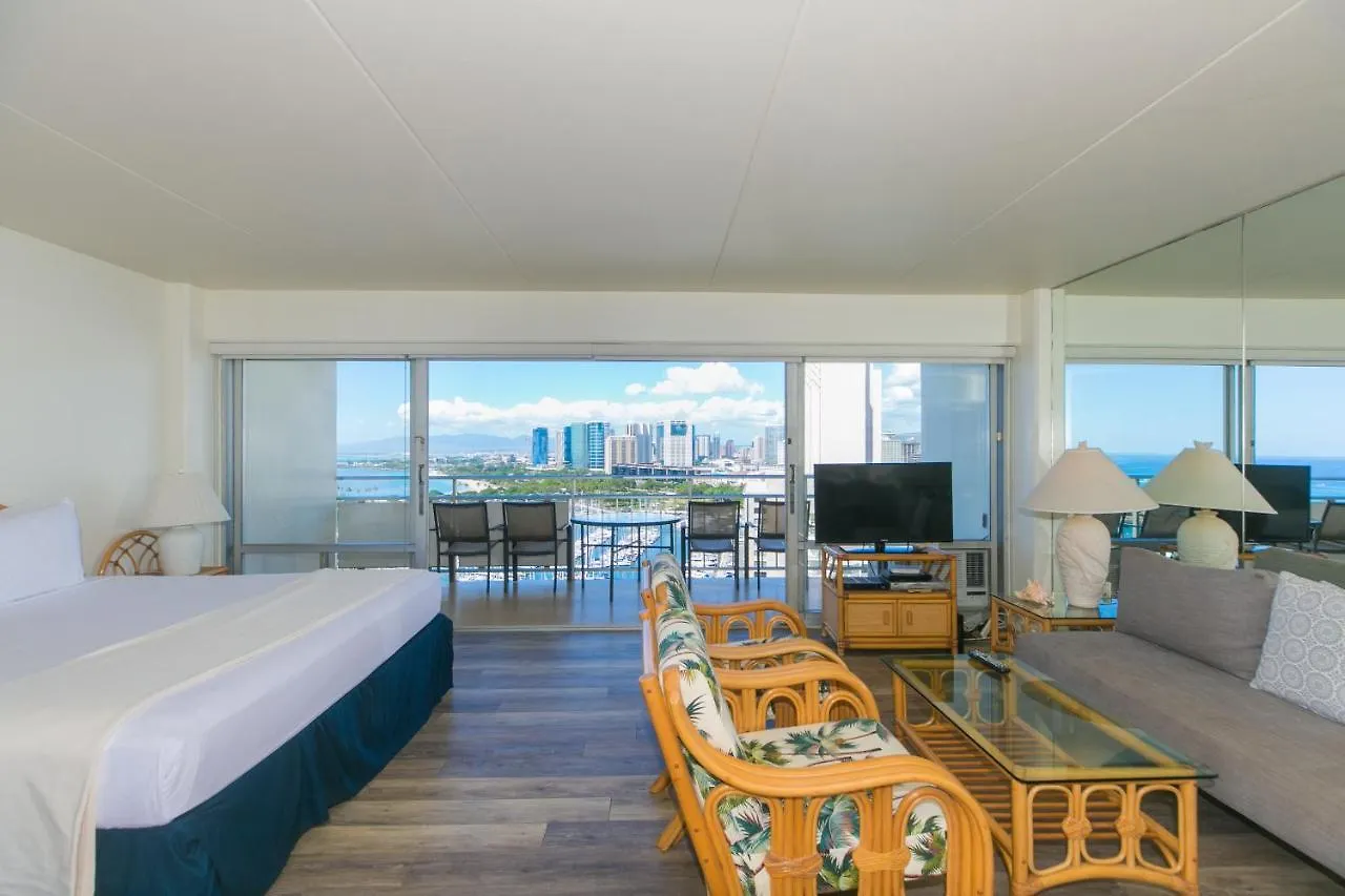 Ilikai Tower 2141 Yacht Harbor View 1Br Lejlighed Honolulu